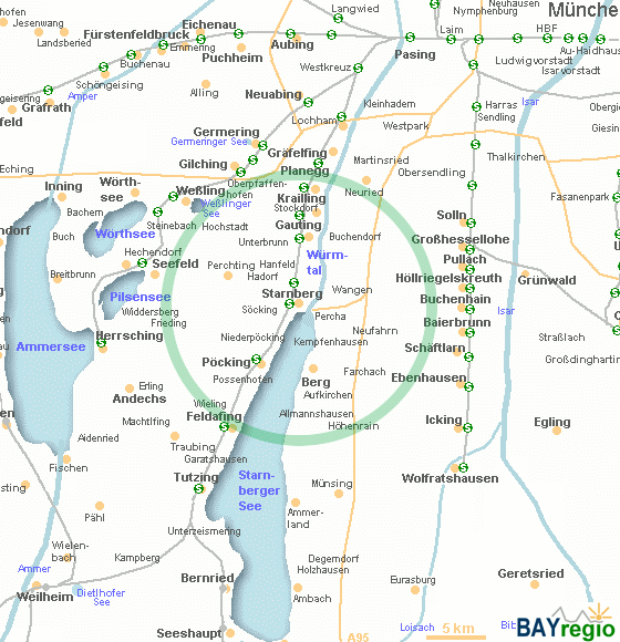 map of Starnberg